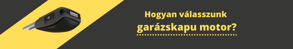 Hogyan válasszunk garázskapu motort?