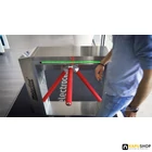 forgóvillás kapu beléptetéshez RGB LED világítással működés közben