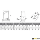 KIT GALO 1200 műszaki rajz