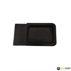 Fekete műanyag zárólap tolómotor burkolathoz