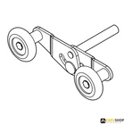 Tandem görgő rajz