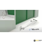 Teleszkópos összecsukható szárnyaskapu vasalat rendszer működése