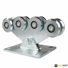 Úszókapu görgő 2160,8 csapágyas,57x67mm sínhez