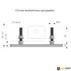 Állítható talpak – csavarozható-műszaki rajz