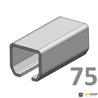 Horganyzott ipari C-sín 80x75x5mm