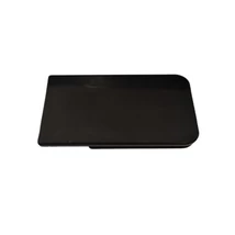 Fekete műanyag zárólap tolómotor burkolathoz