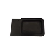 Fekete műanyag zárólap tolómotor burkolathoz