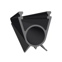 Garázskapu alsó gumiprofil (EPDM)