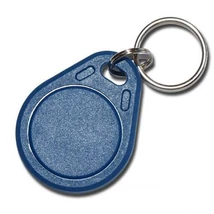 Kulcstartó korong RFID adó kék