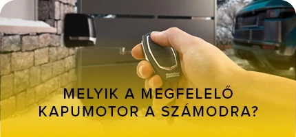 Segítünk a választásban! - - - Nem tudod, melyik kapumotor a legjobb? Mi megtaláljuk a megfelelőt!