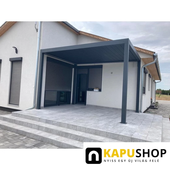 Motorline Professional Brisa Solar pergola referencia kép oldalról