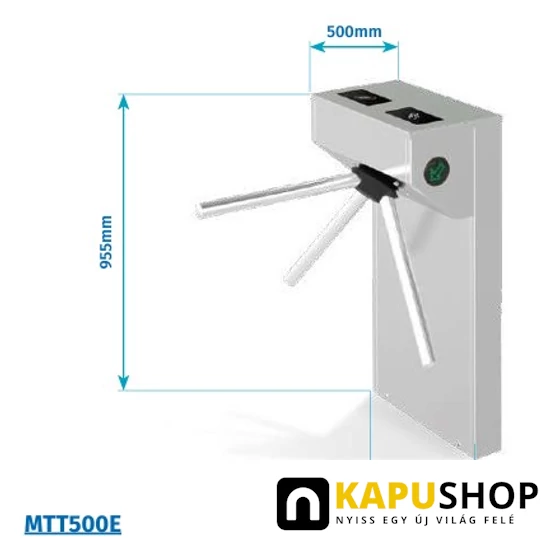 MOTORLINE MMT500E Forgóvillás kapu 3 karos, egylábú