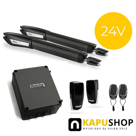 Jag600 24V-os szárnyas kapu motor szett