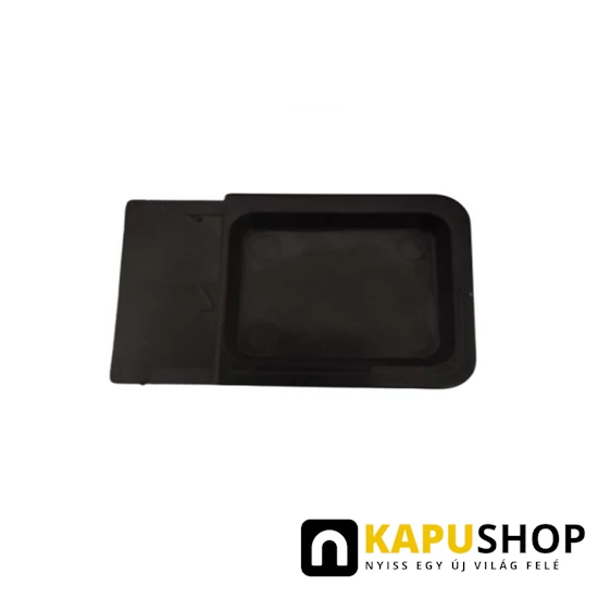 Fekete műanyag zárólap tolómotor burkolathoz