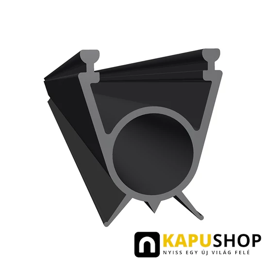 Garázskapu alsó gumiprofil (EPDM)