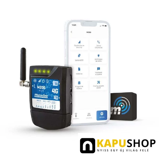 Motorline M200 GSM modul kapumotor kiegészítő