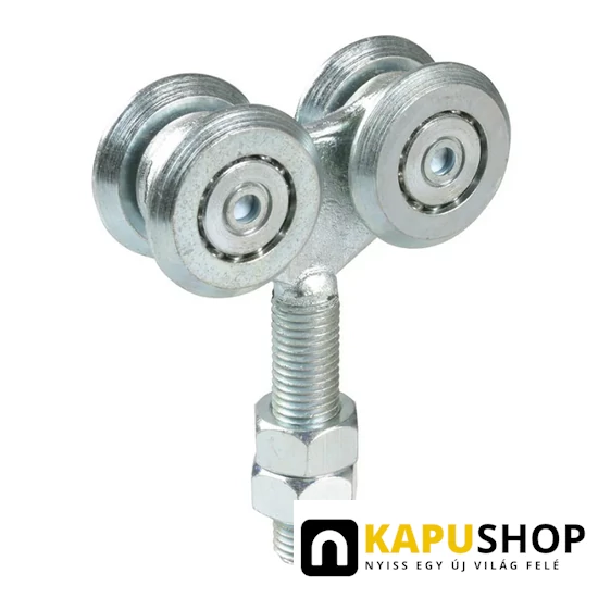 Függőkapu görgő 2x2 24 mm átmérővel