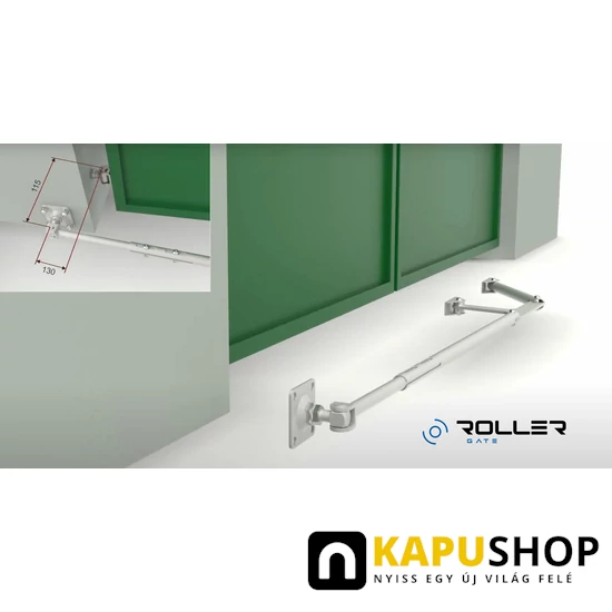 Teleszkópos összecsukható szárnyaskapu vasalat rendszer működése