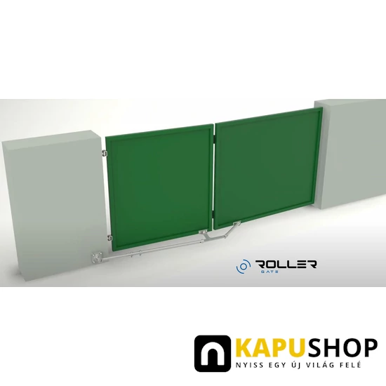 Teleszkópos összecsukható szárnyaskapu vasalat rendszer működése