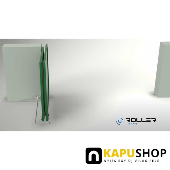 Teleszkópos összecsukható szárnyaskapu vasalat rendszer működése