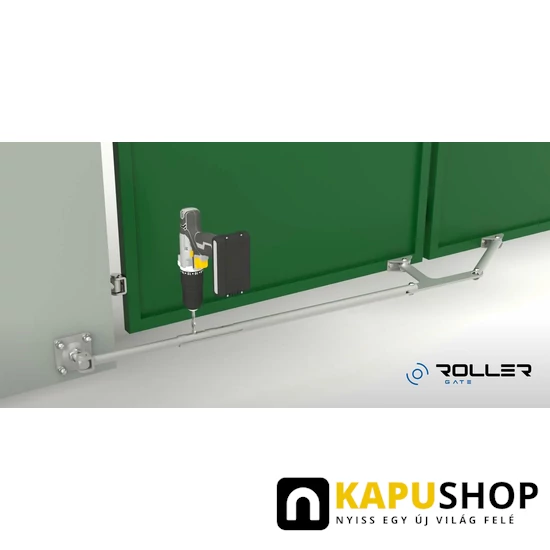 Teleszkópos összecsukható szárnyaskapu vasalat rendszer működése