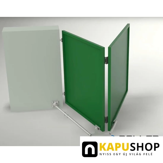 Teleszkópos összecsukható szárnyaskapu vasalat rendszer működése