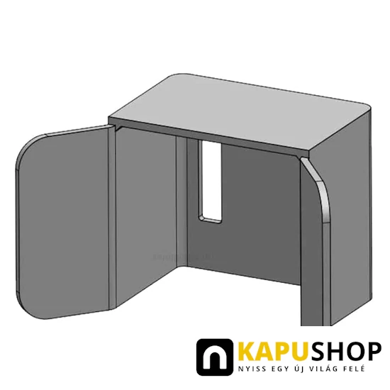 Felső kapuütköztető és kapukeret fogadókonzol 60mm